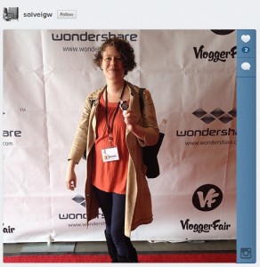Solveig does VloggerFair 2013