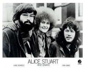 ALice Stuart and Snake 1970