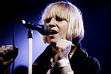 Sia performing photo by Kris Krug